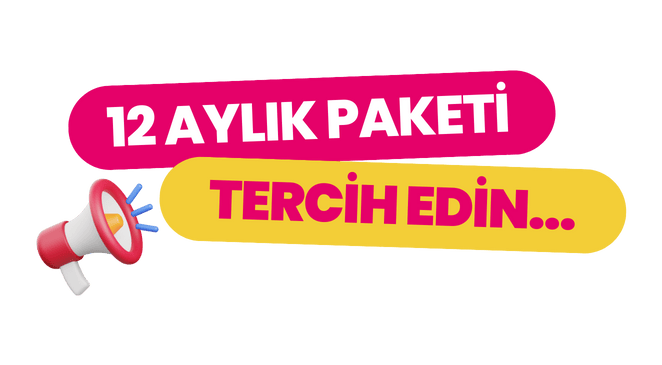 12 aylık Derslig Pro paketini tercih edin